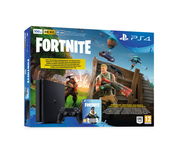 SONY PlayStation 4 Slim 500 GB + Pakiet dodatków do gry Fortnite - 438193 - zdjęcie
